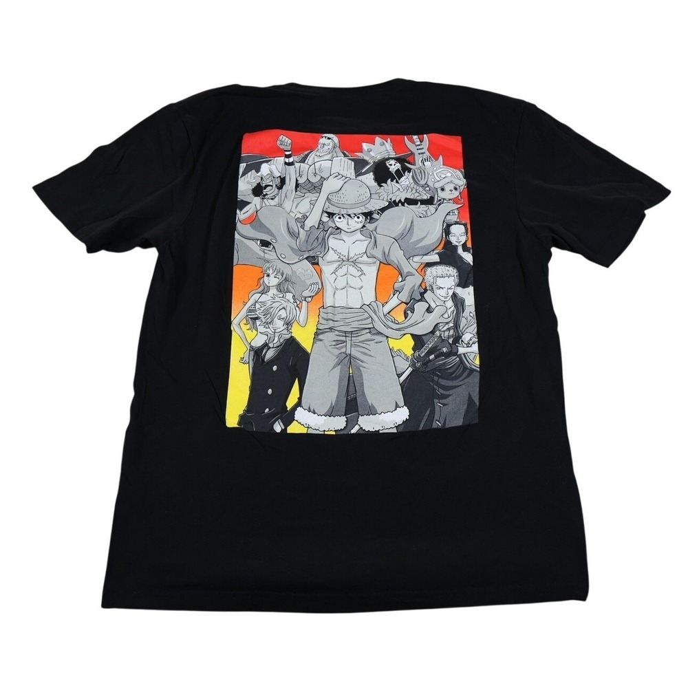 One Piece Anime Shirt Mens Large Straw Hat Crew Luffy Zoro Sanji Graphic‎ Tee